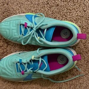 Nike Kids Aqua and Magenta Sneakers